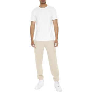 Forever 21 Men’s Textured Cargo Joggers(Taupe)