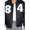 Forever 21 Men’s 84 Chenille Patch Bomber Jacket(Black)