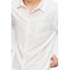 Forever 21 Men’s Cotton Button-up Shirt(White)