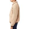 Forever 21 Men’s Faux Shearling Zip-up Jacket(Khaki)