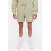 Forever 21 Men’s Fleece Flocked Still Going Graphic Shorts(Sage)
