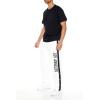 Forever 21 Men’s Los Angeles Snap-Button Pants(White)