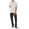 Forever 21 Men’s Striped Crew-Neck Tee(White)