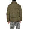 Forever 21 mens Quilted Funnel-neck Puffer Jacket(Olive)