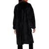 Forever 21 womens Faux Shearling Teddy Duster Coat(Black)