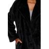 Forever 21 womens Faux Shearling Teddy Duster Coat(Black)