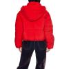 Forever 21 womens Hooded Quilted Puffer Jacket(High Risk Red)