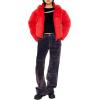 Forever 21 womens Hooded Quilted Puffer Jacket(High Risk Red)