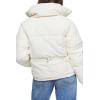Forever 21 womens Quilted Puffer Jacket(Cream)