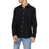 Forever 21 Men’s Cotton Button-up Shirt(Black)