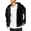 Forever 21 womens Faux Fur Bomber Jacket(Black)
