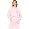 Forever 21 womens Oversized Hoodie With Graphic Screens(Pink)