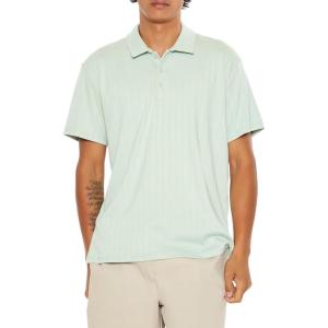 Forever 21 Mens Textured Polo Shirt(Pistachio)