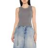 Forever 21 Women’s Ribbed Tank Top(Dark Grey)