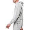Forever 21 Men’s Basic Heathered Drawstring Hoodie(Heather Grey)
