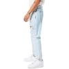 Forever 21 Men’s Distressed Slim-fit Jeans(Light Denim)