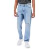 Forever 21 Mens Distressed Straight-Leg Jeans(Medium Denim)