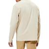 Forever 21 Mens Long-Sleeve Crew Neck Tee(Brown)