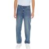 Forever 21 Men’s Mid-Rise Straight Jeans(Light Denim)