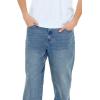 Forever 21 Men’s Mid-Rise Straight Jeans(Light Denim)