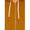 Forever 21 womens Zip-up Drawstring Hoodie(Coffee)