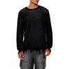 Forever 21 Men’s Whipstitched Sharkbite Sweater(Black)