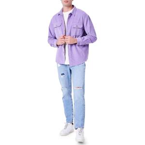 Forever 21 Mens Distressed Straight-Leg Jeans(Light Denim)