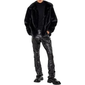 Forever 21 Men’s Mid-Rise Flare Jeans(Black)