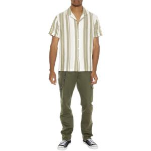 Forever 21 Men’s Slim-fit Wallet Chain Jeans(Olive)