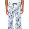 Forever 21 Men’s Abstract Print Mid-Rise Joggers(Blue/Multi)