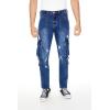 Forever 21 Men’s Slim-fit Cargo Jeans(Medium Denim)