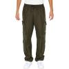 Forever 21 Mens Slim-fit Drawstring Cargo Pants(Olive)