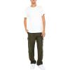 Forever 21 Mens Slim-fit Drawstring Cargo Pants(Olive)