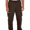Forever 21 Mens Slim-fit Mid-Rise Cargo Joggers(Cocoa)