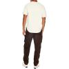 Forever 21 Mens Slim-fit Mid-Rise Cargo Joggers(Cocoa)