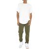 Forever 21 Men’s Convertible Cargo Joggers(Olive)