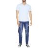 Forever 21 Men’s Slim-fit Cargo Jeans(Medium Denim)