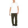 Forever 21 Mens Slim-fit Drawstring Cargo Pants(Olive)