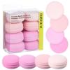 Macaroon Beauty Sponge Set – 8pc Makeup Applicators For Blending & Mattifying – Pink Macaron Beauty Blender Makeup Sponge Collection