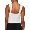 Forever 21 Women’s Ribbed Bustier Crop Top(White)