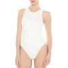 Forever 21 Women’s Seamless Ribbed Bodysuit(White)