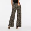 Forever 21 Womens Low Rise Baggy Stretch Denim(Leopard)