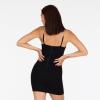Forever 21 Womens Mini Dress with Rhinestone Strap Detail(Black)