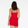 Forever 21 Womens Mini Dress with Rhinestone Strap Detail(Red)