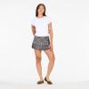 Forever 21 Womens Plaid Pleated Mini Skirt Schoolgirl Inspired Check Print(Grey)