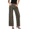 Forever 21 Womens Low Rise Baggy Stretch Denim(Leopard)
