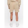 Forever 21 Mens Fleece Flocked Still Going Graphic Shorts(Taupe)
