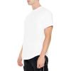 Forever 21 Mens Scoop Cotton Crew Tee(White)