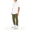 Forever 21 Mens Convertible Cargo Joggers(Olive)