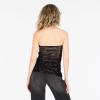 Forever 21 Womens Tube Top with Sequins(Black)
